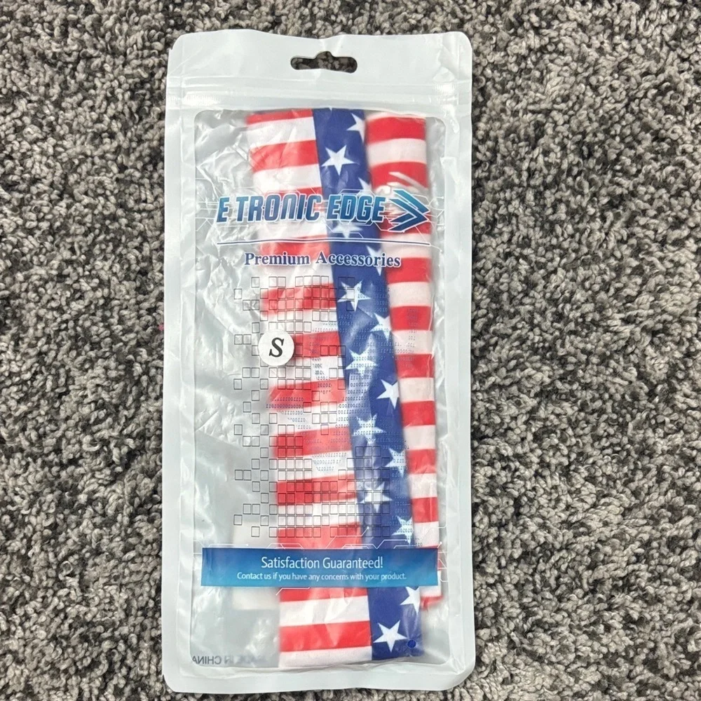 Patriotic Arm Band for Electronics Wearables
